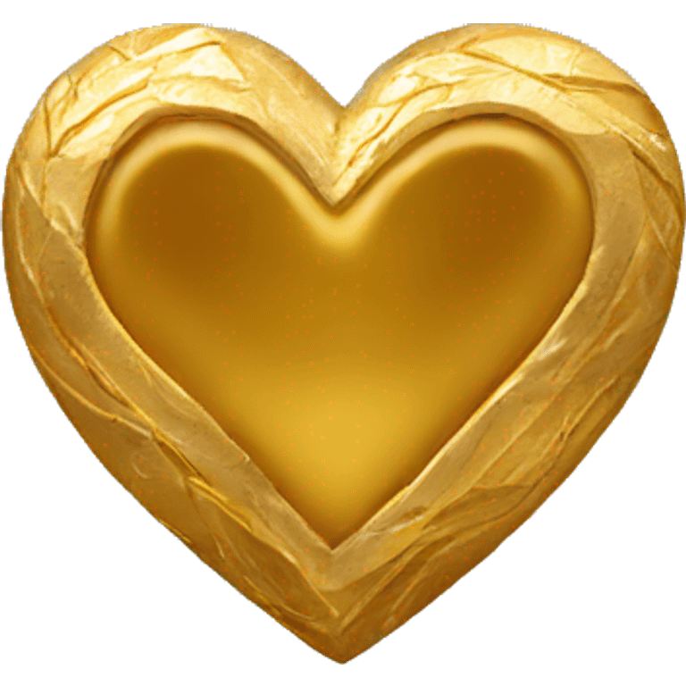 Gold heart emoji