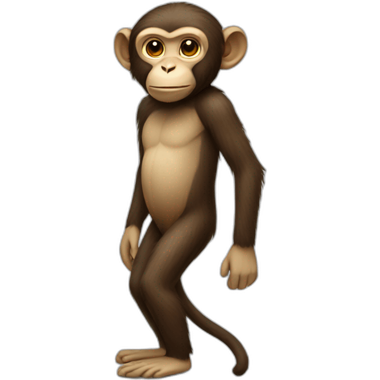 Monkey with full body emoji