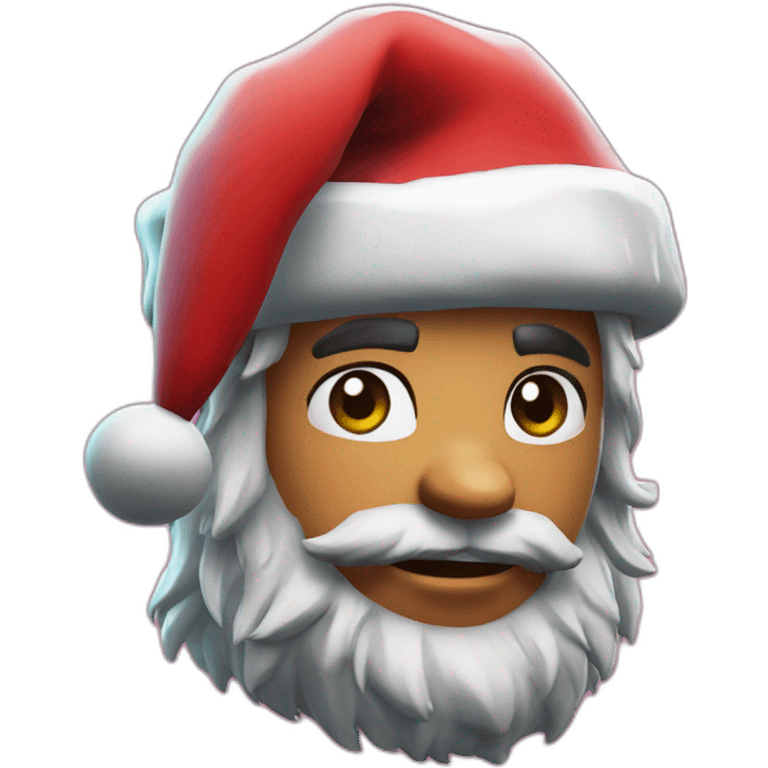 The Christmas skin of fortnite emoji