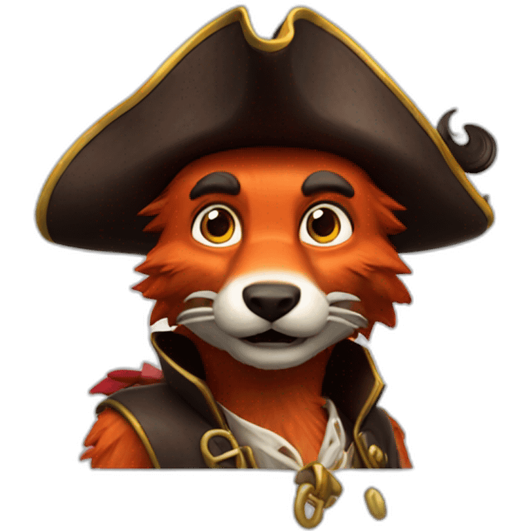 Animatronic foxy pirate  emoji