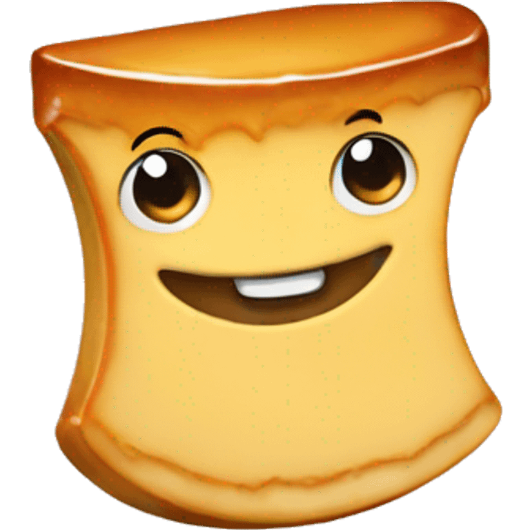 Dancing flan emoji