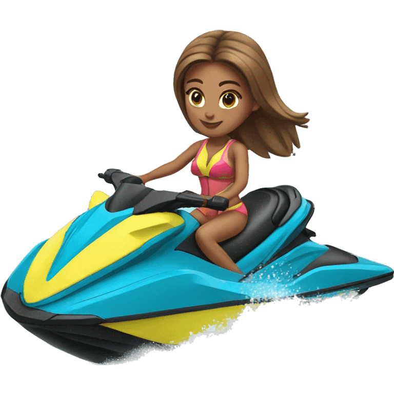 JET SKI girl emoji