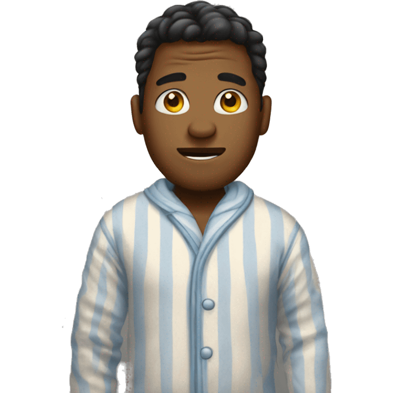 guy in pajamas emoji