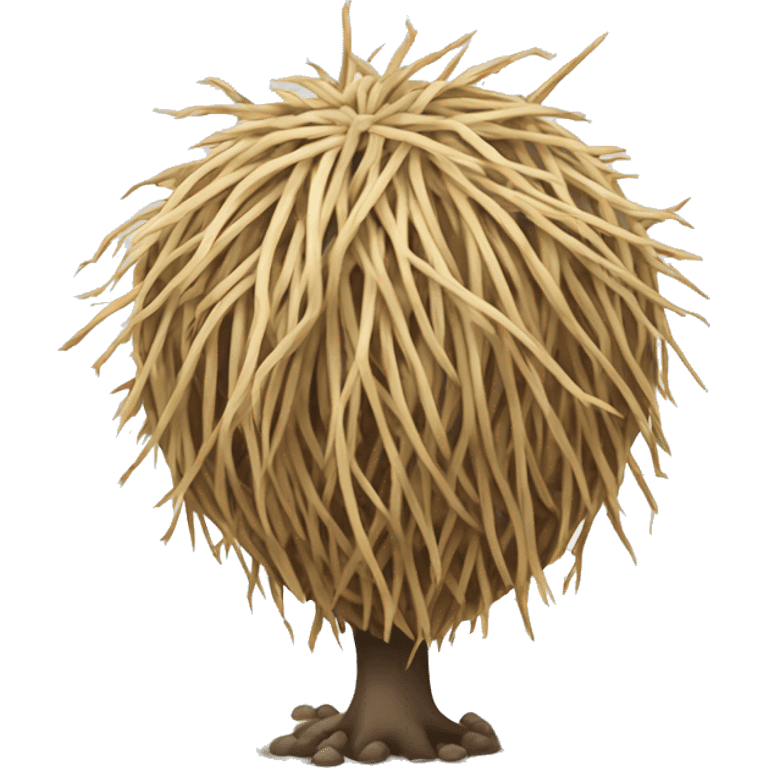 Realistic tumbleweed  emoji