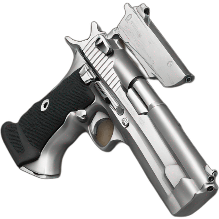 Desert eagle stainless steel 50AE emoji