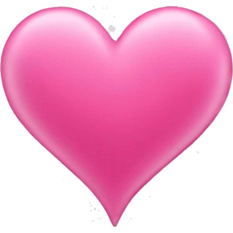 A pink heart  emoji