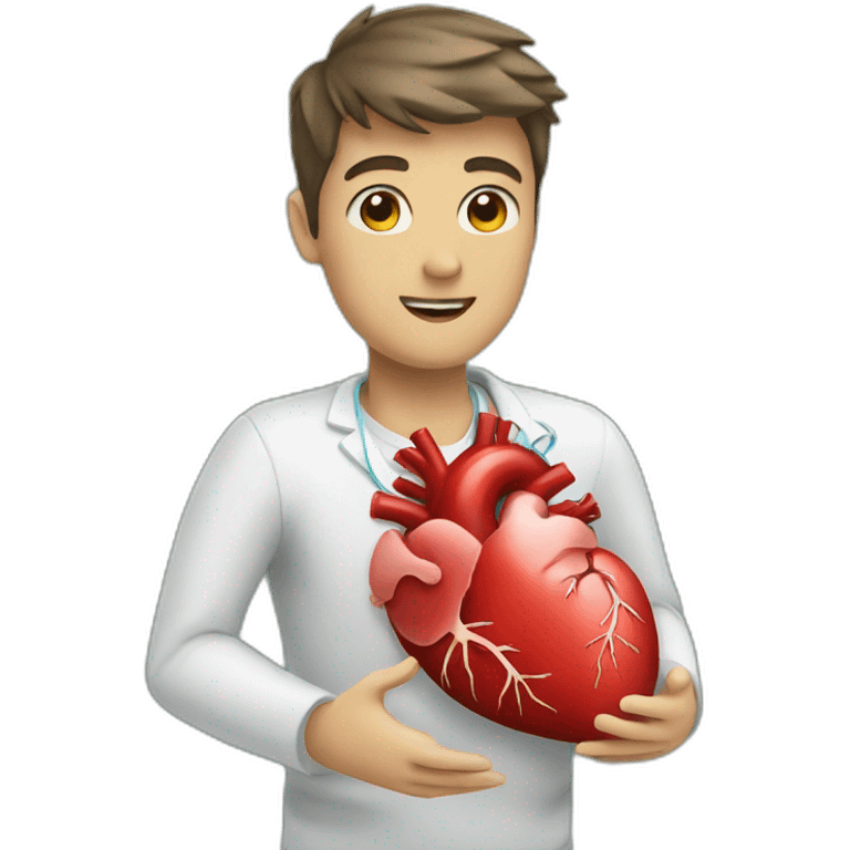 human heart healthy emoji