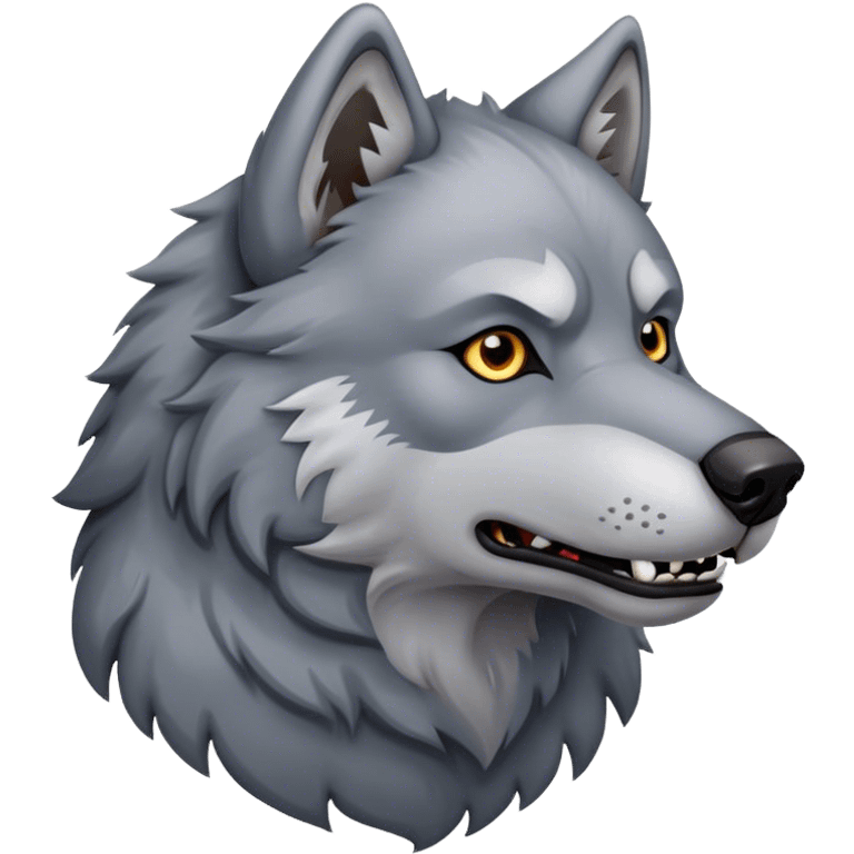 Wolf from game of thrones emoji