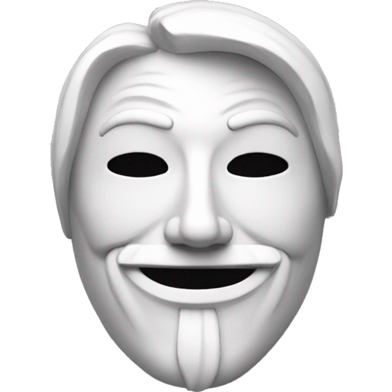 Mascara de anonymus emoji