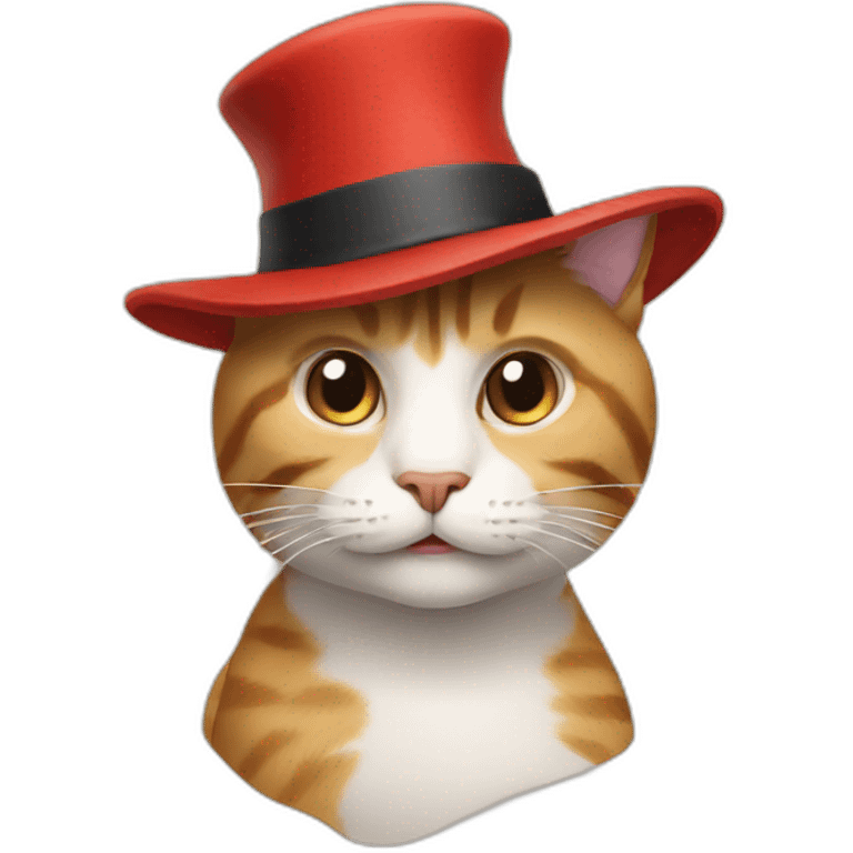 Cat in hat emoji