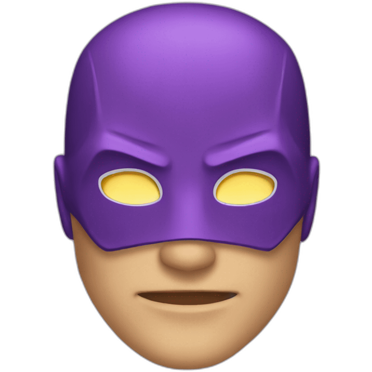 purple superhero mask emoji