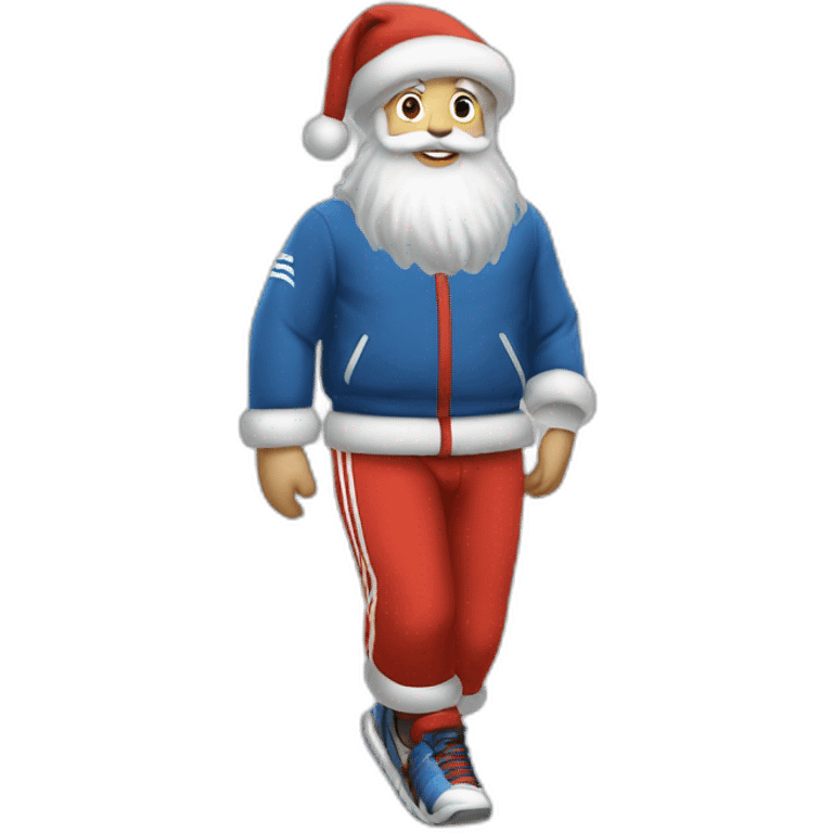 Adidas clothes Santa Claus emoji