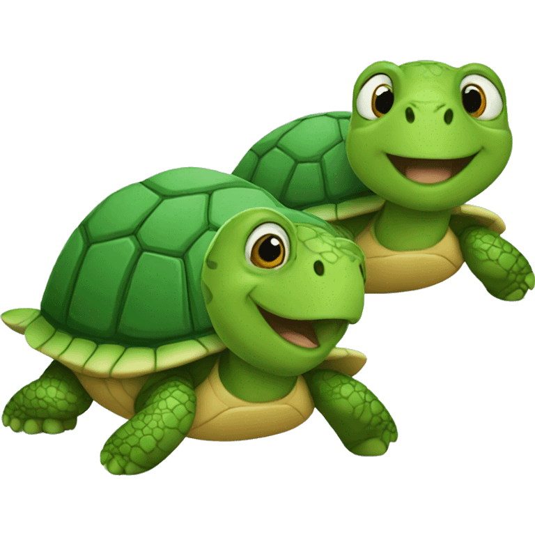 turtle couple emoji