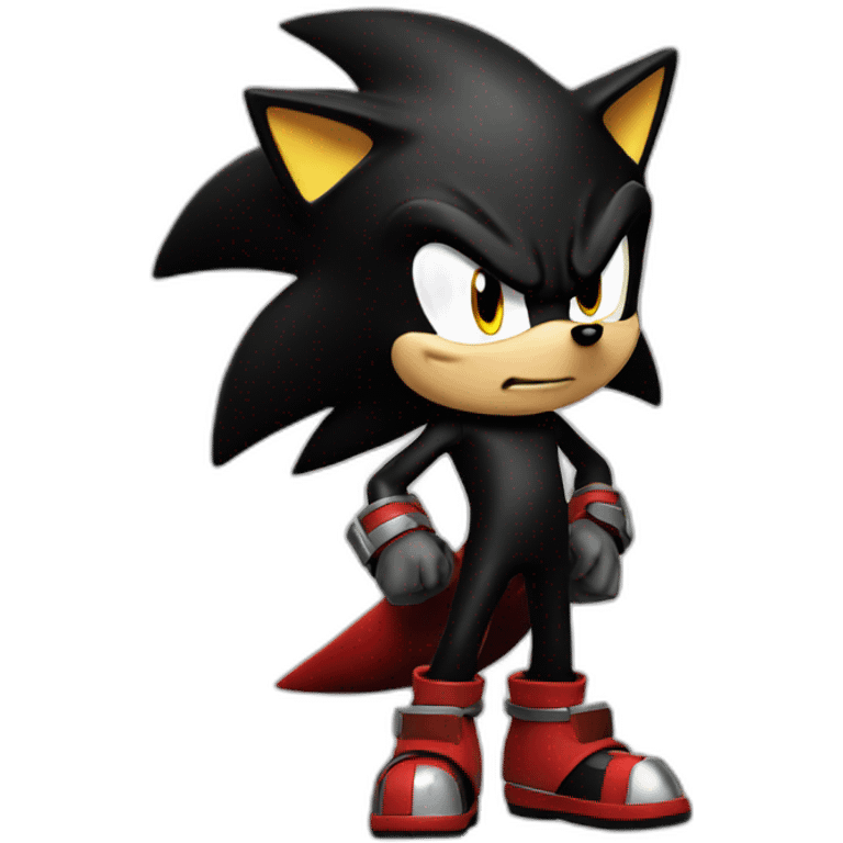 shadow the hedgehog emoji