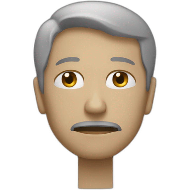 Homme qui pleure en pensant à la mort emoji