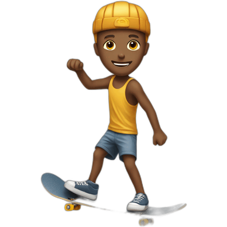 God play skateboard emoji