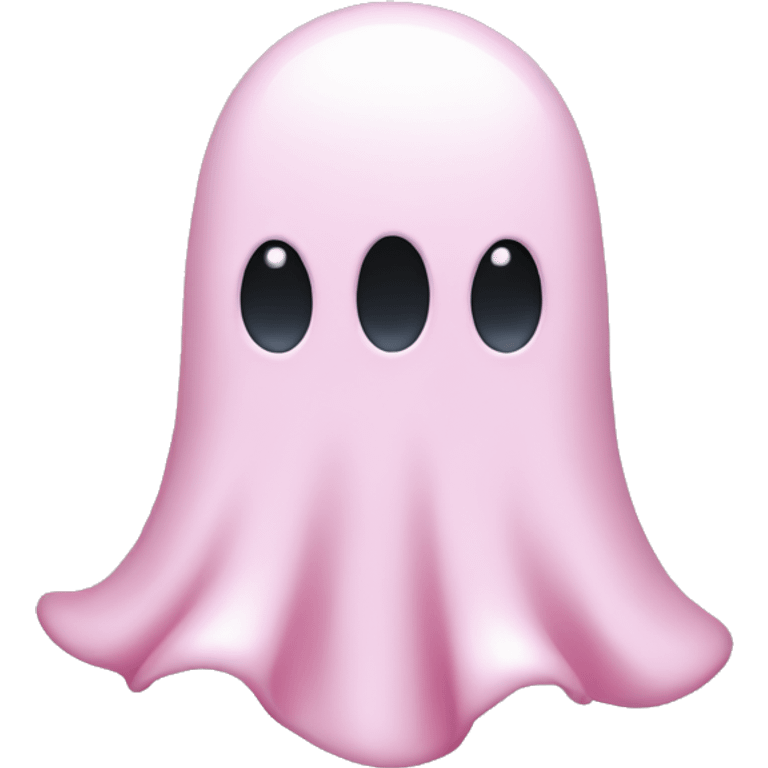 Light pink ghost emoji