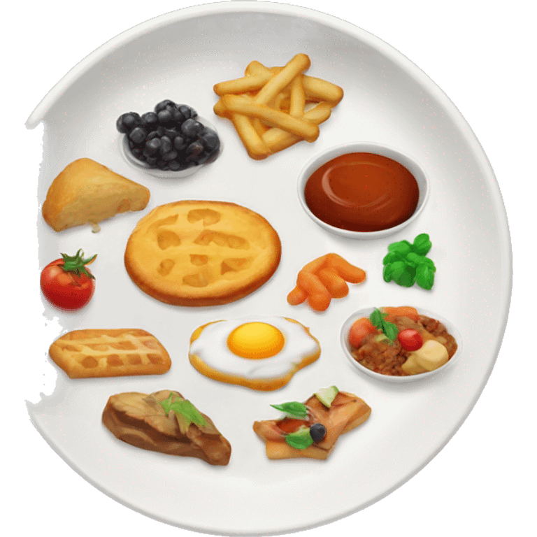 Gourmet food plate emoji