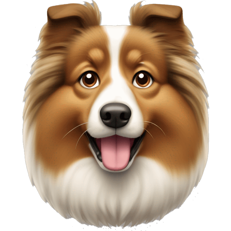 Fat Shetland Sheepdog emoji