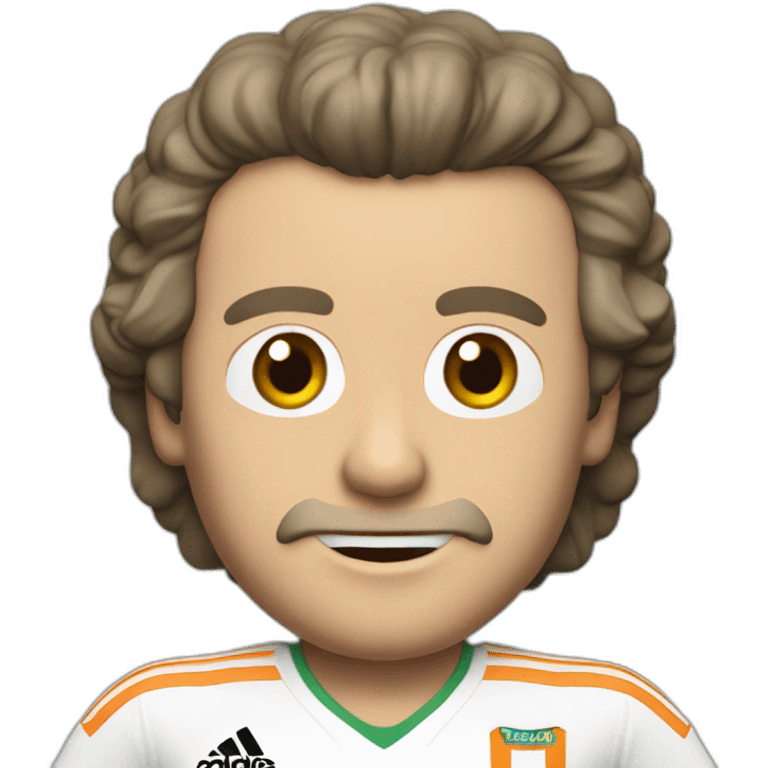 Franz Beckenbauer in his jersey 1974 emoji