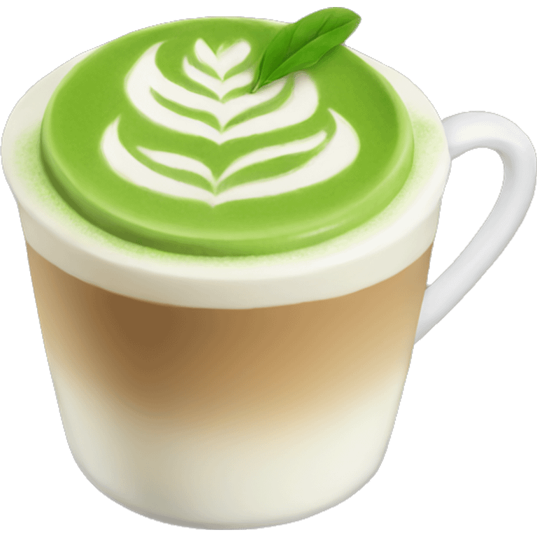 Matcha latte emoji