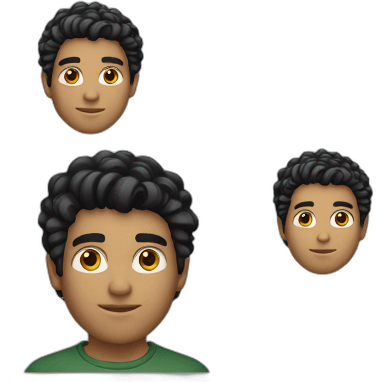 brazilian-white-guy-black-hair emoji