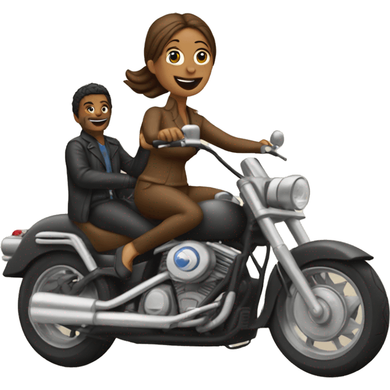 your grand morther on a motor bike emoji