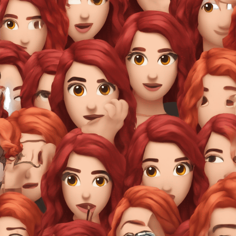 Dua lipa, red hair, on tour emoji