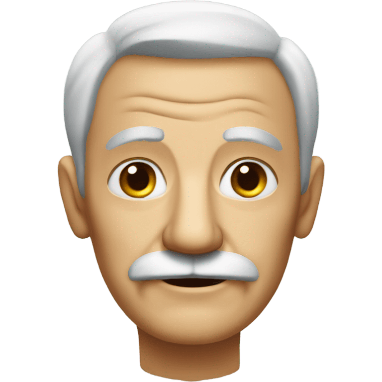 old man with mustache emoji