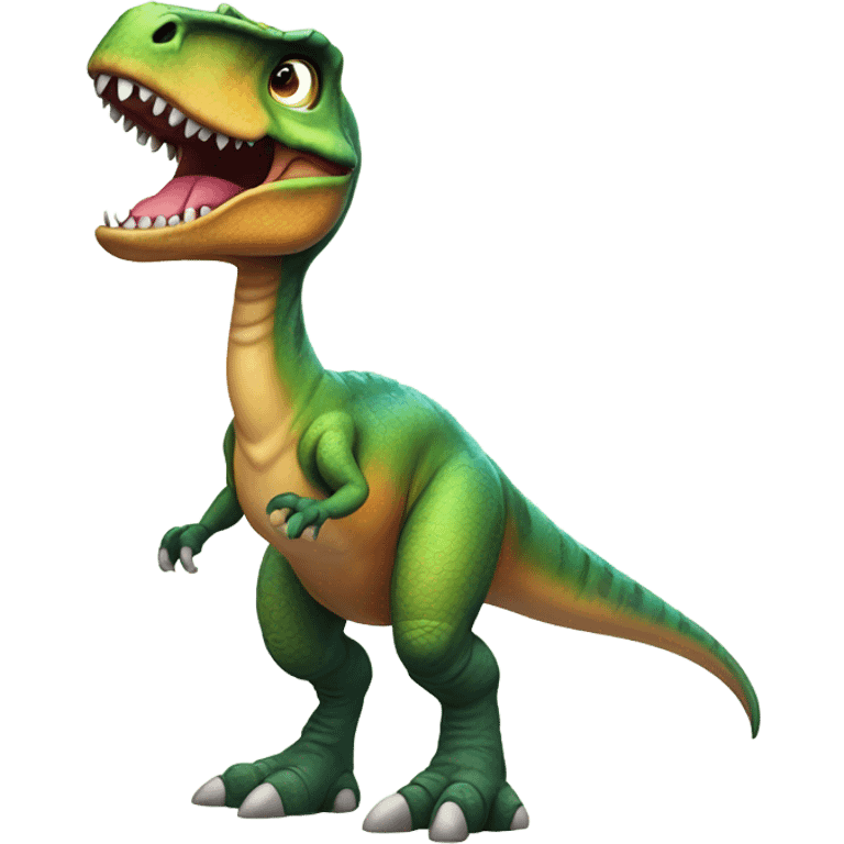 Dinosaur wearing boots emoji