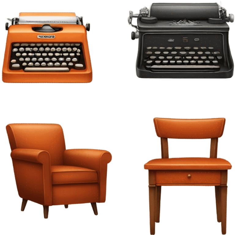 Dark orange vintage aesthetic  emoji