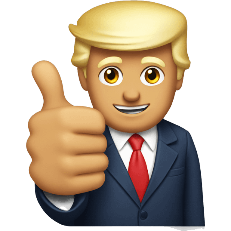 Donald Trump thumbs up emoji