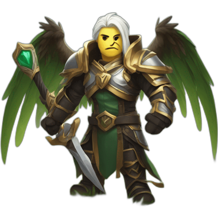 Swain league of legends qui joue au foot emoji