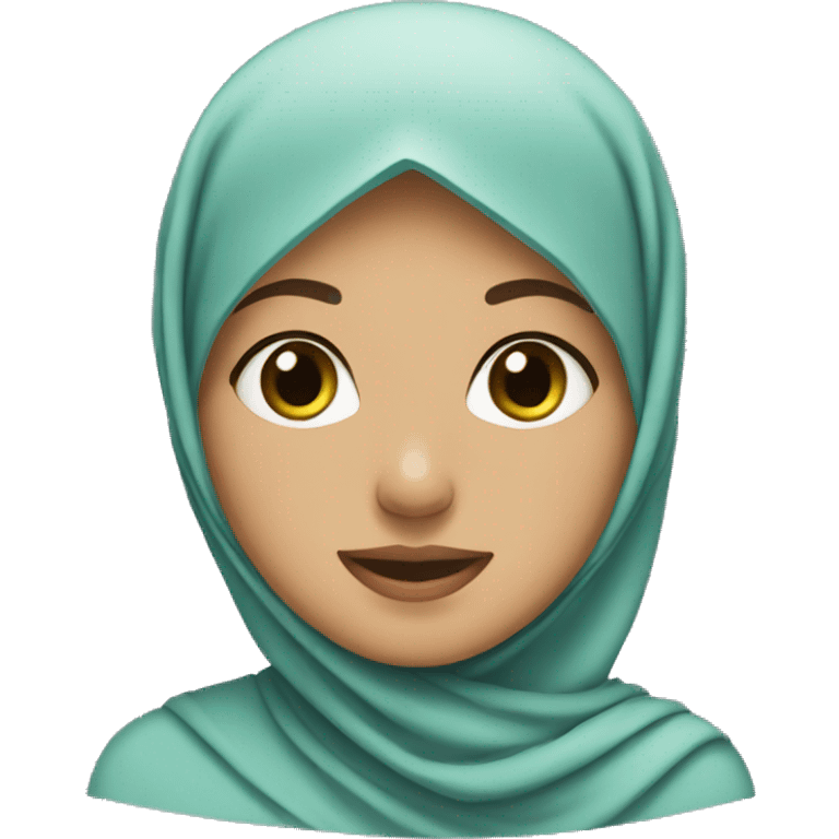 Girl with hijab emoji