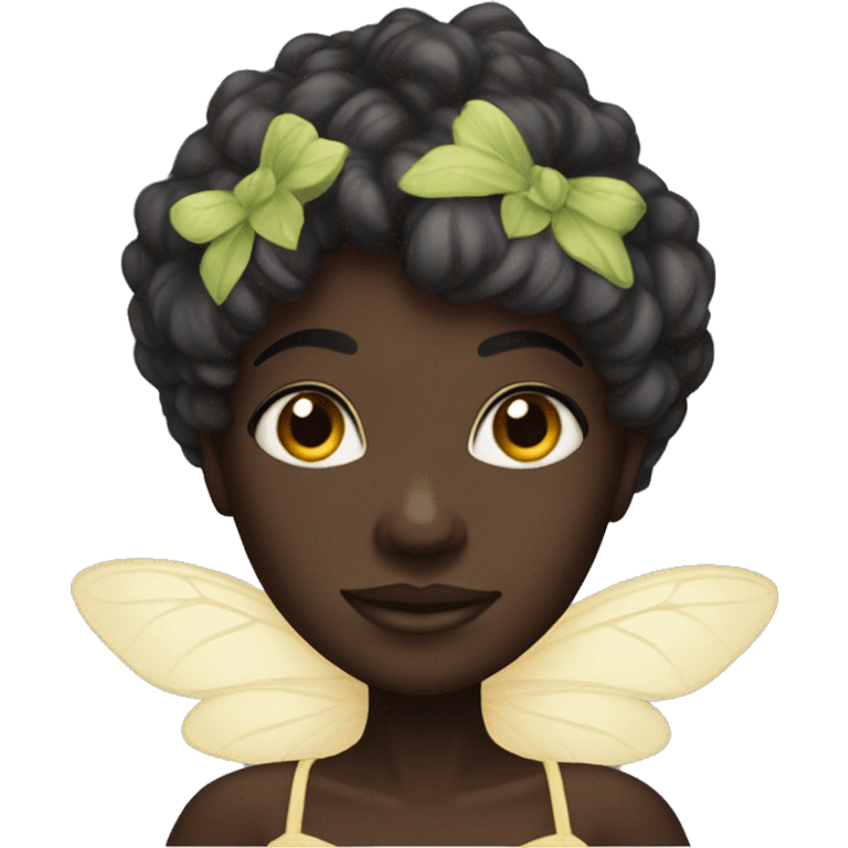 Black fairy darkskin  emoji