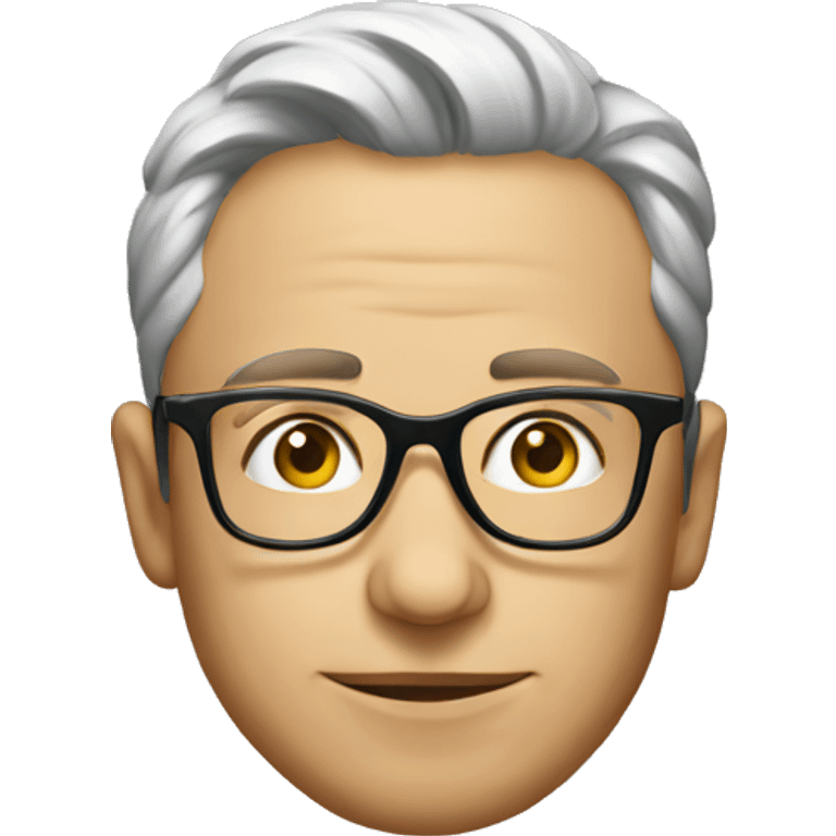 Musk wears glasses emoji