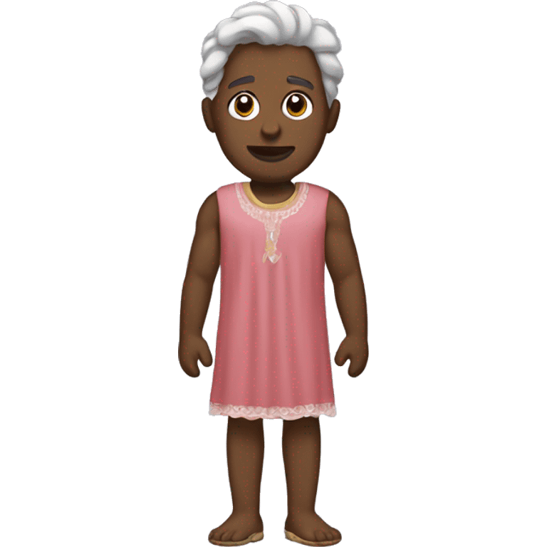 Jeremiah wears a dress emoji