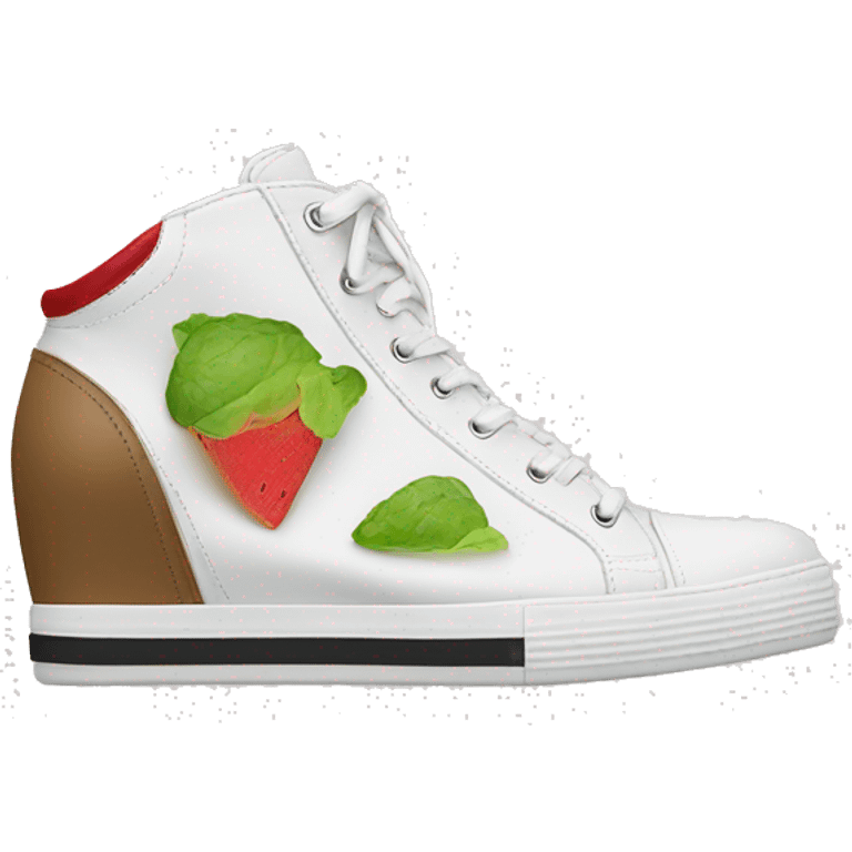 isabel marat wedge sneakers emoji