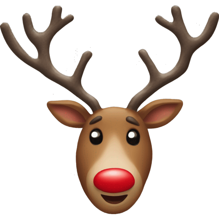 Red Nosed Reindeer emoji