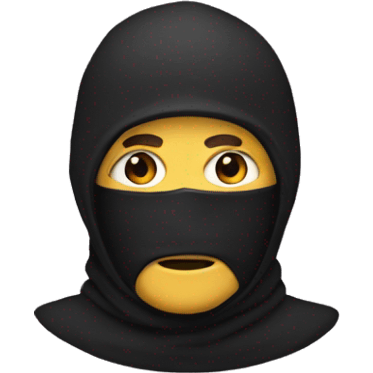 man with balaclava emoji