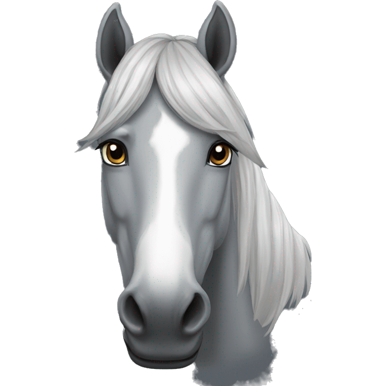 gray horse emoji