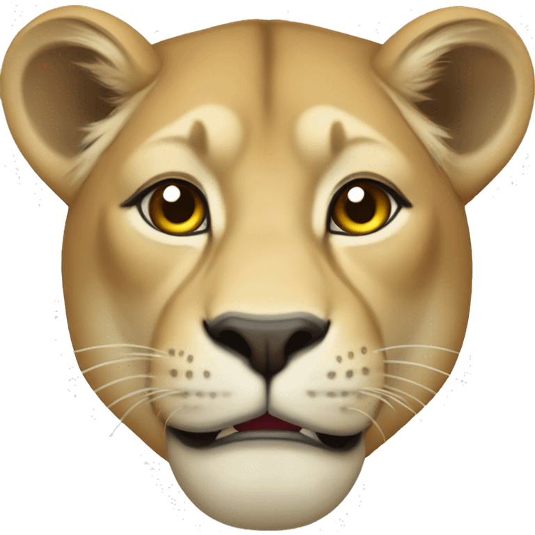 Lioness emoji like apple software emoji