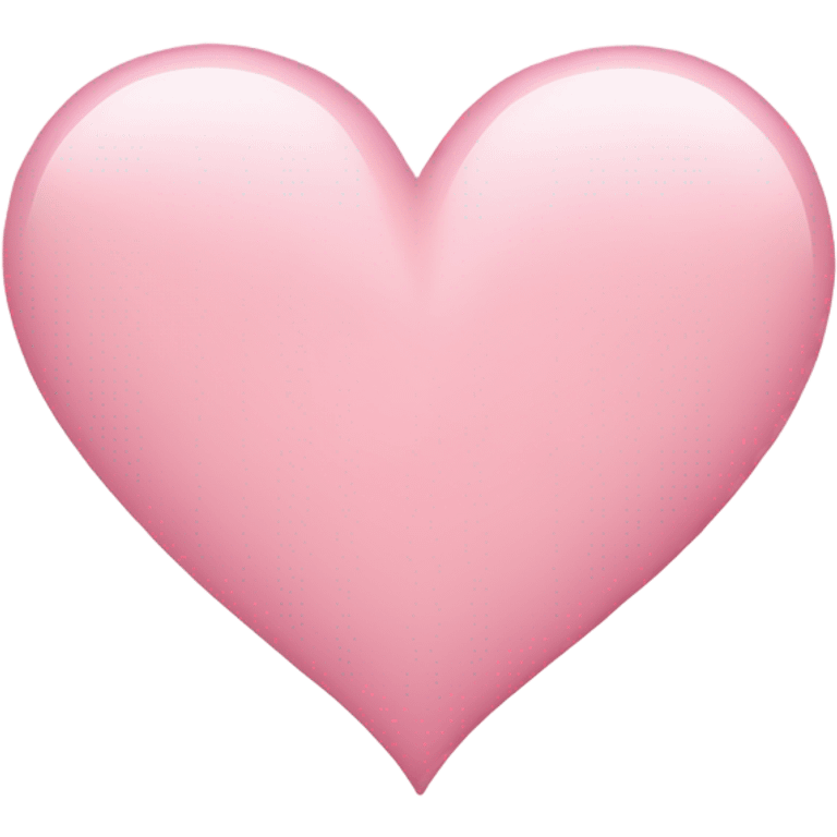 light pink heart emoji