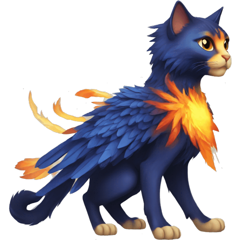 cat phoenix rising emoji