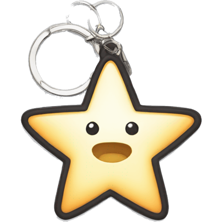 Little star keychain  emoji