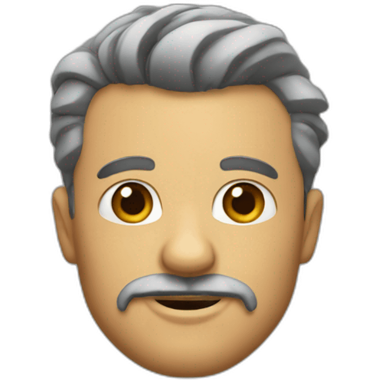 A brista with a goatee emoji