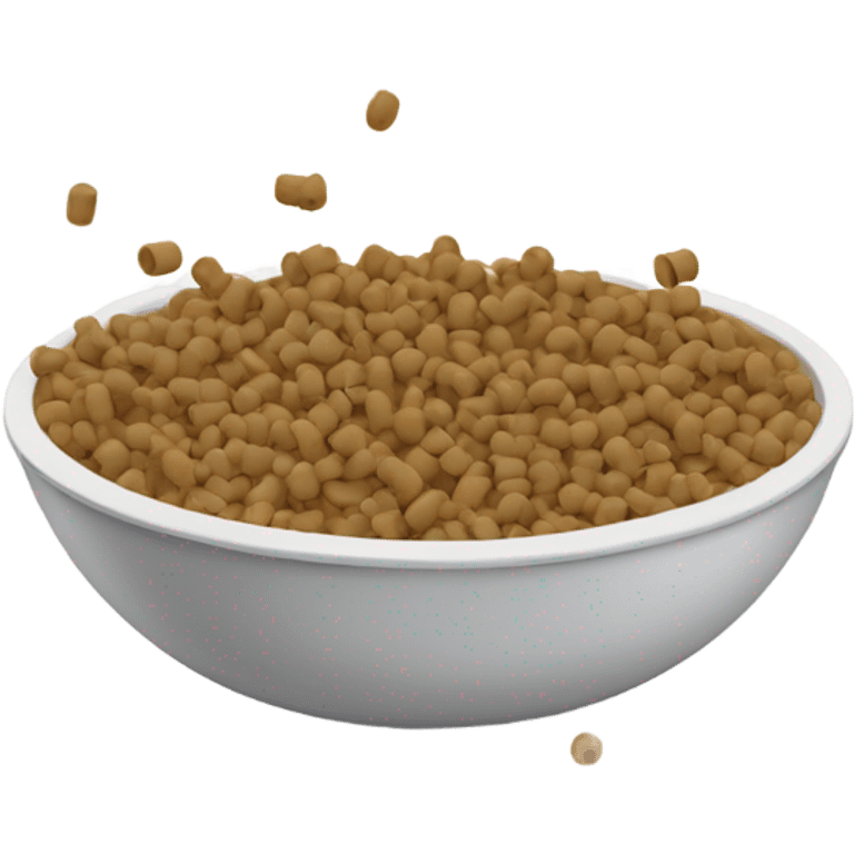 bowl of dog food emoji