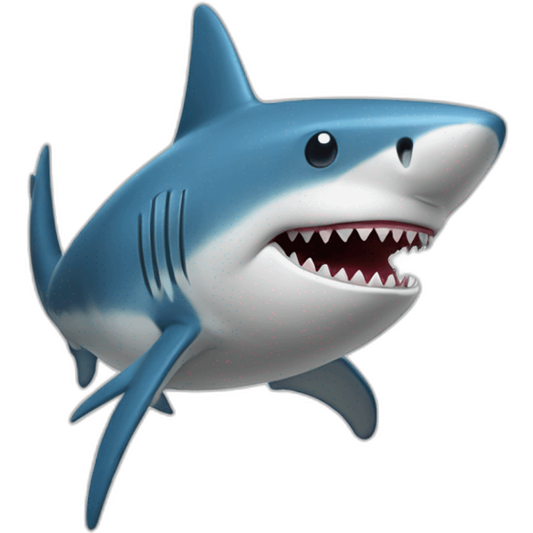 Requin avec étoile  emoji