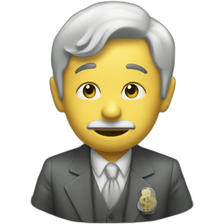 peluquero counting dollars emoji