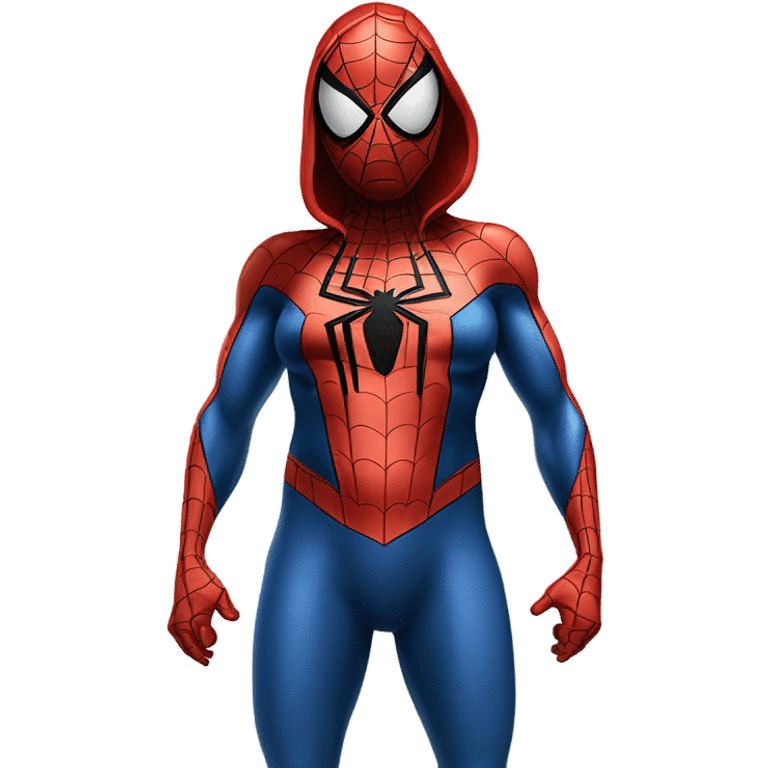 Photorealistic pregnant Spiderman emoji